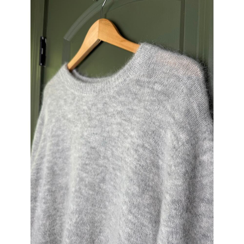 NWT Pistola Ivy Crewneck Oversized Cozy Pullover Sweater Soft Gray Women's Small - Picture 2 of 7